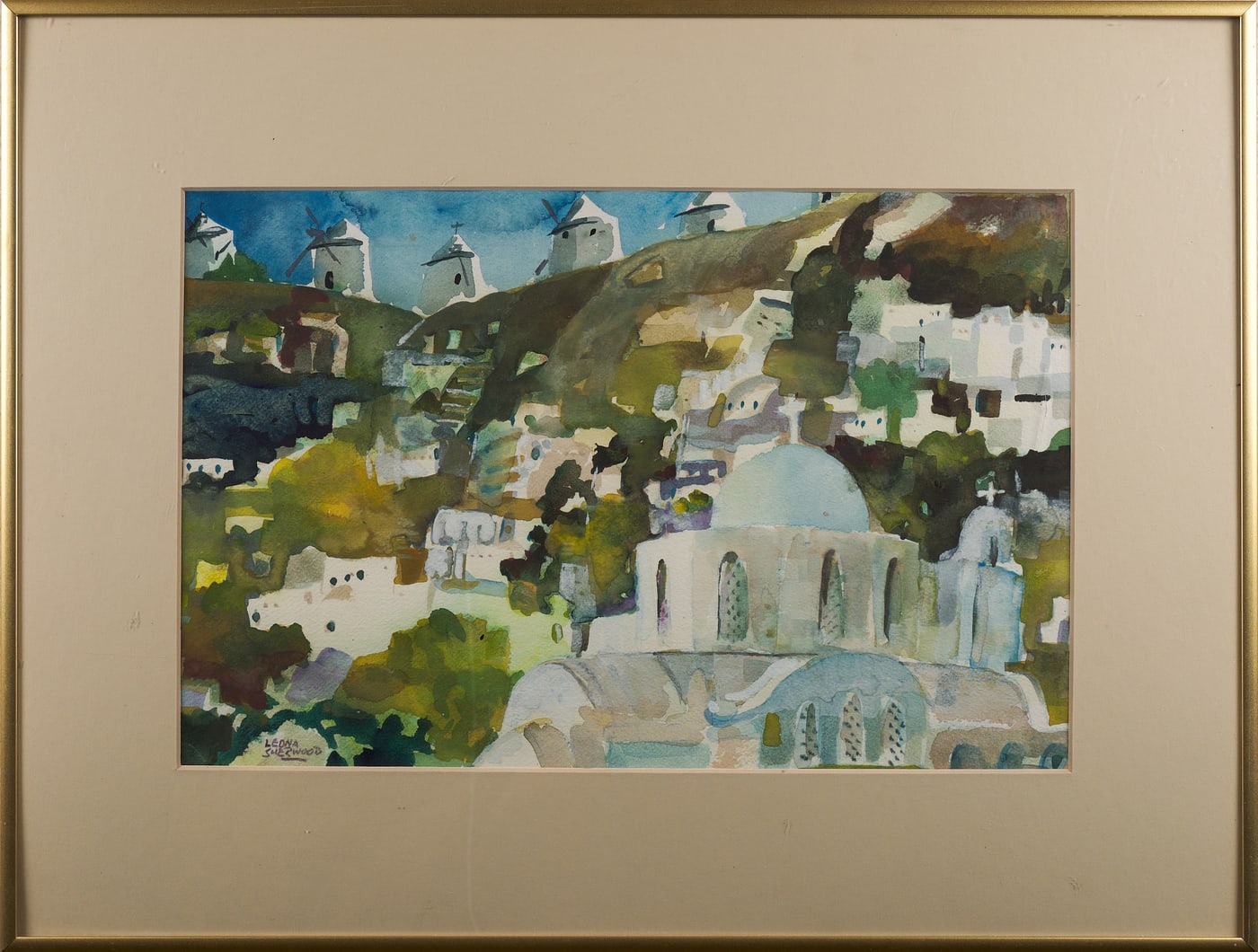 Greek Island Landscape